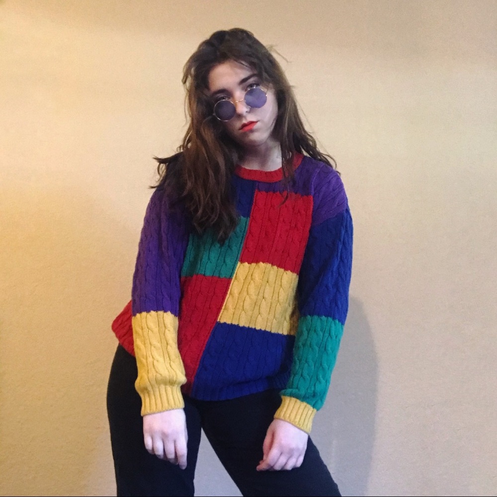Vintage Colorful Sweater
